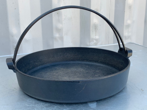 南部鉄器 すき焼鍋 ツル付き 鉄鍋 南部池永 5 6人用 直径 約28cm 節約 Com 神戸の調理器具 鍋 グリル の中古あげます 譲ります ジモティーで不用品の処分