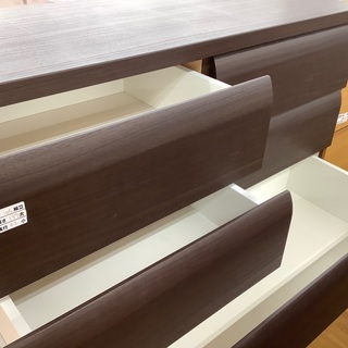 チェスト ニトリ 6段 ダークブラウン