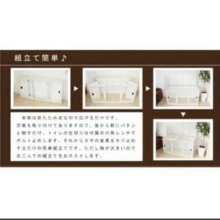 値下げ]おやすみケージLL オールホワイト 木製 犬 猫 小屋 ゲージ