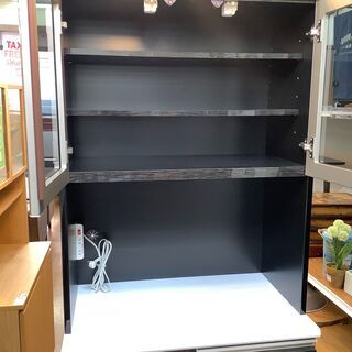 2枚扉レンジボード シギヤマ家具【トレファク 川越店】