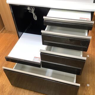 2枚扉レンジボード シギヤマ家具【トレファク 川越店】