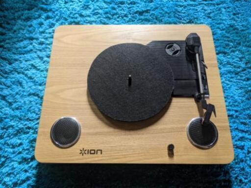 美品★IONスピーカー内蔵レコードプレーヤー