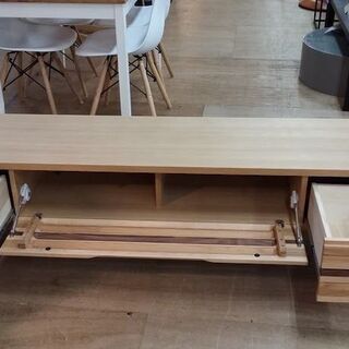 【店舗同時販売中】　大川家具　三環ジャパン　ルビー　テレビボード１６０　　【店頭ご来店購入限定】