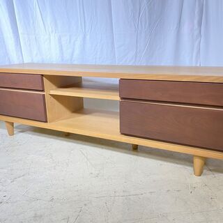 テレビボード 茶 テレビ台 ローボード リビング家具 中古品
