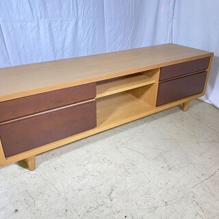 テレビボード 茶 テレビ台 ローボード リビング家具 中古品