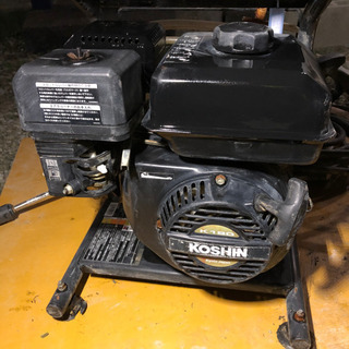 高圧洗浄機　工進　洗車機　エンジン洗車機