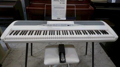 電子ピアノ KORG コルグ SP-280WH 2018製 動作品