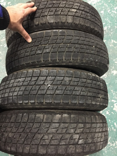 早い者勝ち！ ブリジストン スタッドレスタイヤ 155/65R13バリ山！バモス等に！