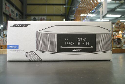 「店頭販売限定商品」未開封 BOSE music system Ⅳ。 おまけで純正台座ついてます。当店の不具合時返金保証1ヵ月付き。