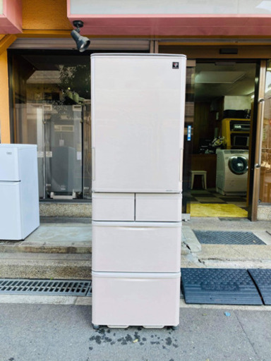 ✅Sharp 冷蔵庫　2011年式自動製氷付き保証あり配達可能⏰
