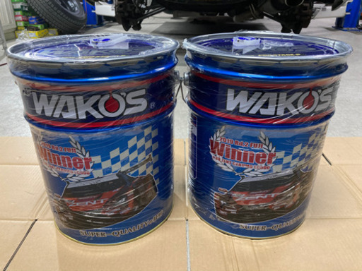 WAKO'S プロステージS 記念缶 クッション付　空ペール缶　20L 限定缶　2個セット　椅子