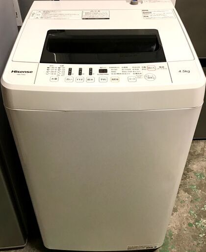 ✨特別SALE商品✨洗濯機 2019年製 Hisense HW-T45C 中古家電