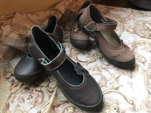 フランス買付け子供靴2足 のあのあ 薬院のキッズ用品 子供用シューズ の中古あげます 譲ります ジモティーで不用品の処分