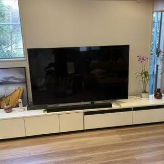 LOWYA（ロウヤ）280cmテレビボード (65型テレビ対応) 美品 chateauduroi.co