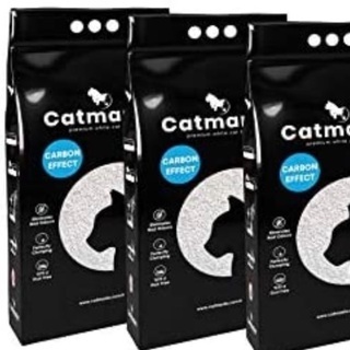 【ネット決済】Catmania 猫砂　カーボン粒子入り5L×3袋セット