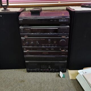 SONY　コンポ①　中古