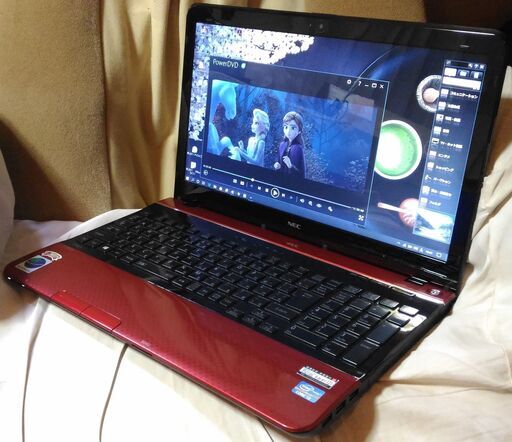 【人気のレッド】Windows10 Core i3搭載 NECノートパソコン ワイヤレスマウスプレゼント中 (15.6型 第三世代 PowerDVD)