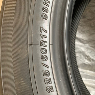 225/60R17 アルファード30 新車外し ヨコハマ タイヤ4本
