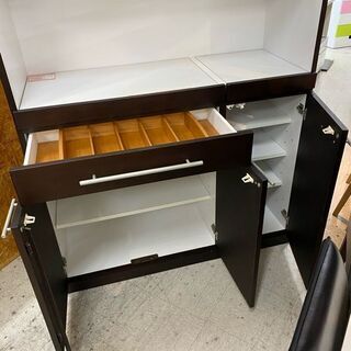 【クリーニング＆メンテ済】モリタインテリア　キッチンボード　レンジボード　キッチン収納