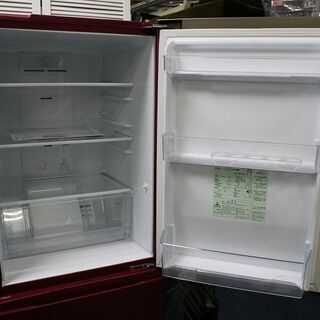 R2403) AQUA 中古 アクア 2ドア冷凍冷蔵庫 184L AQR-BK18G(R)レッド