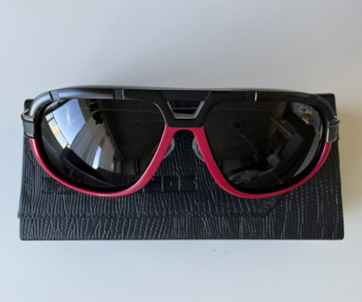 未使用　カザール Cazal Legends 884 002 Sunglasses Black Red