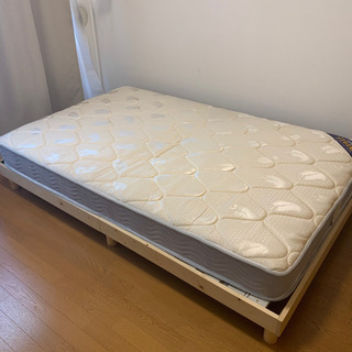 セミダブル　ベッド＋ベッドフレーム