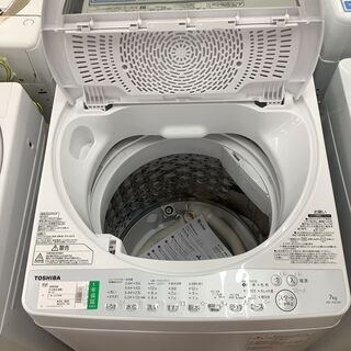 生活家電 TOSHIBA 東芝 全自動洗濯機 AW-7G6 2019年製 【トレファク 