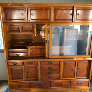 欅 茶箪笥 ケヤキ 収納家具 高級家具