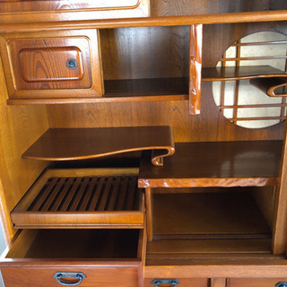 欅 茶箪笥 ケヤキ 収納家具 高級家具