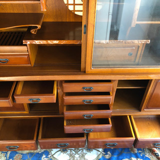 欅 茶箪笥 ケヤキ 収納家具 高級家具
