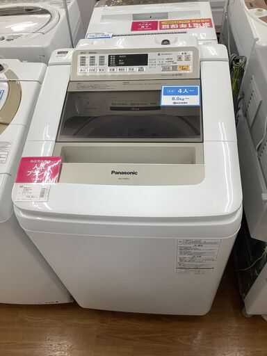 Panasonic　パナソニック　全自動洗濯機　NA-FA80H2　2016年製　【トレファク　川越店】