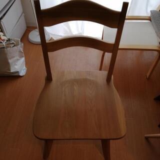 【ネット決済】木製回転する椅子