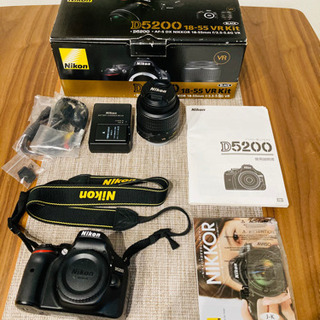 ニコンD5200 一眼レフキット(単焦点、偏光フィルター、三脚