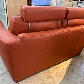 愛品館 江戸川店】Italsofa 本革 2Pソファ ソファ ID:156-008293-007 配送