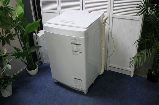 R2415)  TOSHIBA 中古 東芝 全自動洗濯機 AW-8D8 洗濯８Kg 2019年製! 洗濯機 店頭取引大歓迎♪