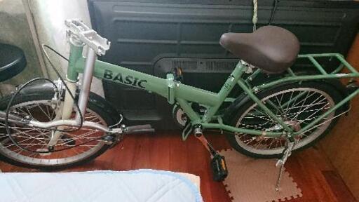 値下げ！！！新品未使用　折りたたみ自転車
