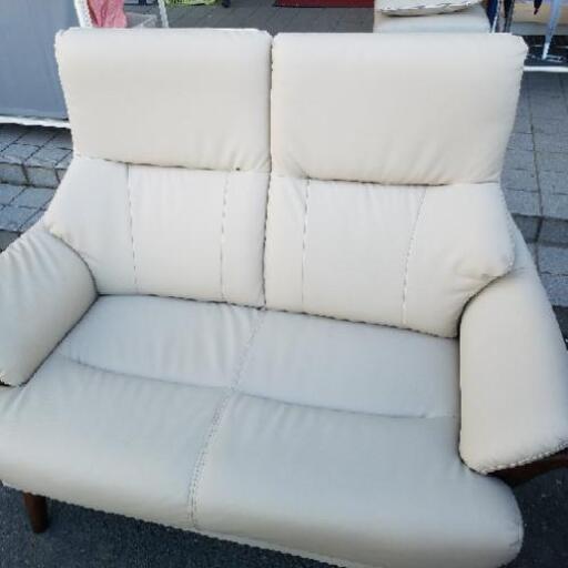 25美品 ご購入ありがとうございました。⭐二人かけハイバックソファー  