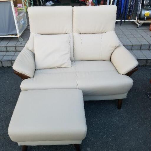 25美品 ご購入ありがとうございました。⭐二人かけハイバックソファー  