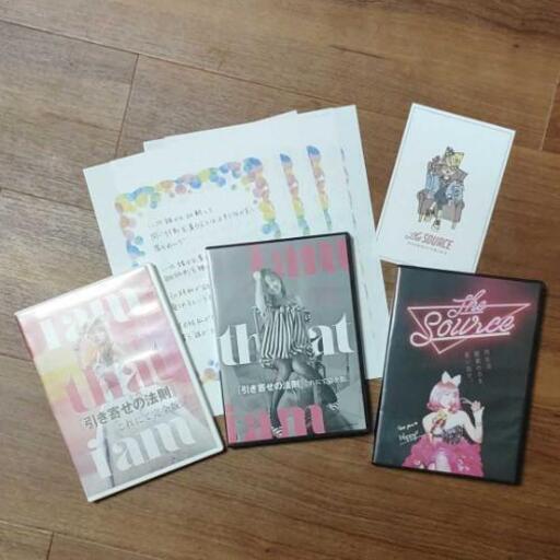 【値下げしました】♡ハッピーちゃん♡引き寄せの法則DVD3本+CD1枚セット♡お手紙・ハガキ付き