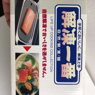 解凍一番 自然解凍器 置くだけ 冷凍した魚や肉の解凍に