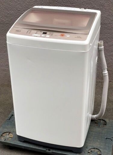 ㊴【6ヶ月保証付】17年製 アクア 7kg 全自動洗濯機 AQW-GS70F【PayPay使えます】