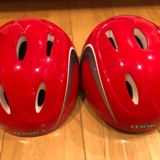 子ども用 自転車ヘルメット 2つ 54~56cm 値段交渉受けます。