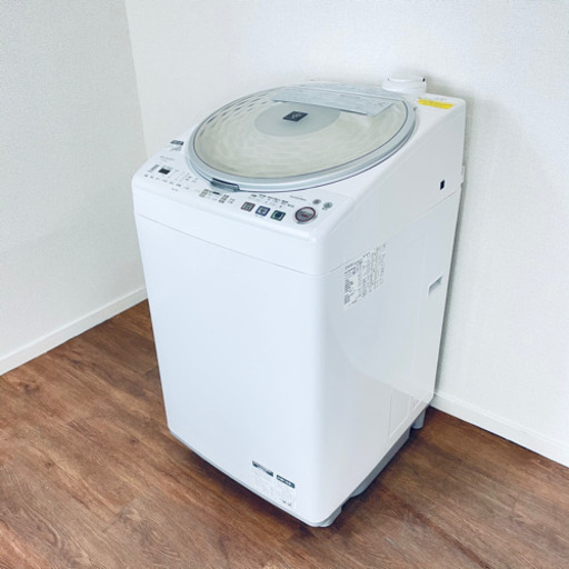 地域限定　SHARP シャープ プラズマクラスター 洗濯機　ES-TX810