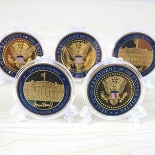 【生産終了】トランプ大統領のサイン入りWhite House coin