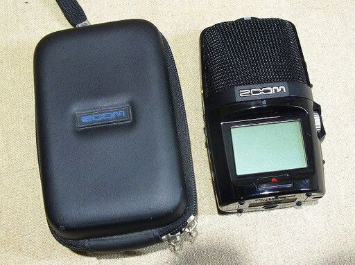 【苫小牧バナナ】ZOOM/ズーム リニアPCM/ICハンディレコーダー H2n 4種類の録音モードを搭載 ケース付き♪