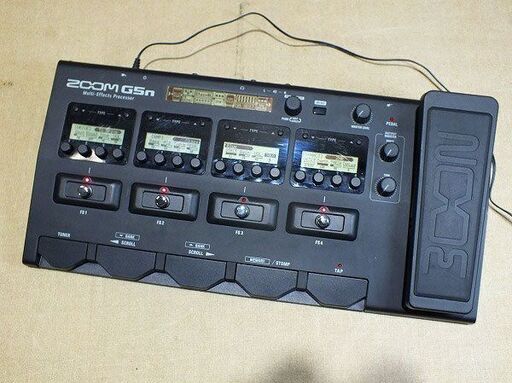 【苫小牧バナナ】ZOOM/ズーム Multi-Effects Processor マルチエフェクター G5n 忠実なトーンクオリティを実現♪