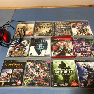 中古　PS3ソフト12本セット　非純正コントーラーおまけ