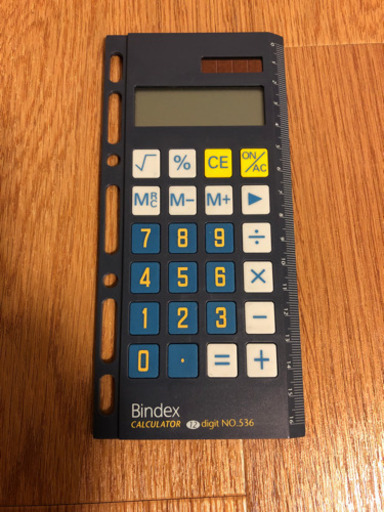 システム手帳用電卓リフィル 超薄型 スタイリッシュ Midoji 藤江の手帳の中古あげます 譲ります ジモティーで不用品の処分