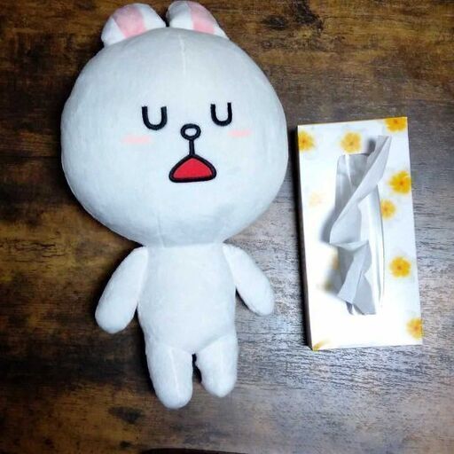 Lineコニーうさぎぬいぐるみ ミウラ 木場のおもちゃ ぬいぐるみ の中古あげます 譲ります ジモティーで不用品の処分
