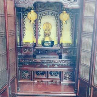 金箔  アウトレット品 中古高級仏壇 家具調仏壇  